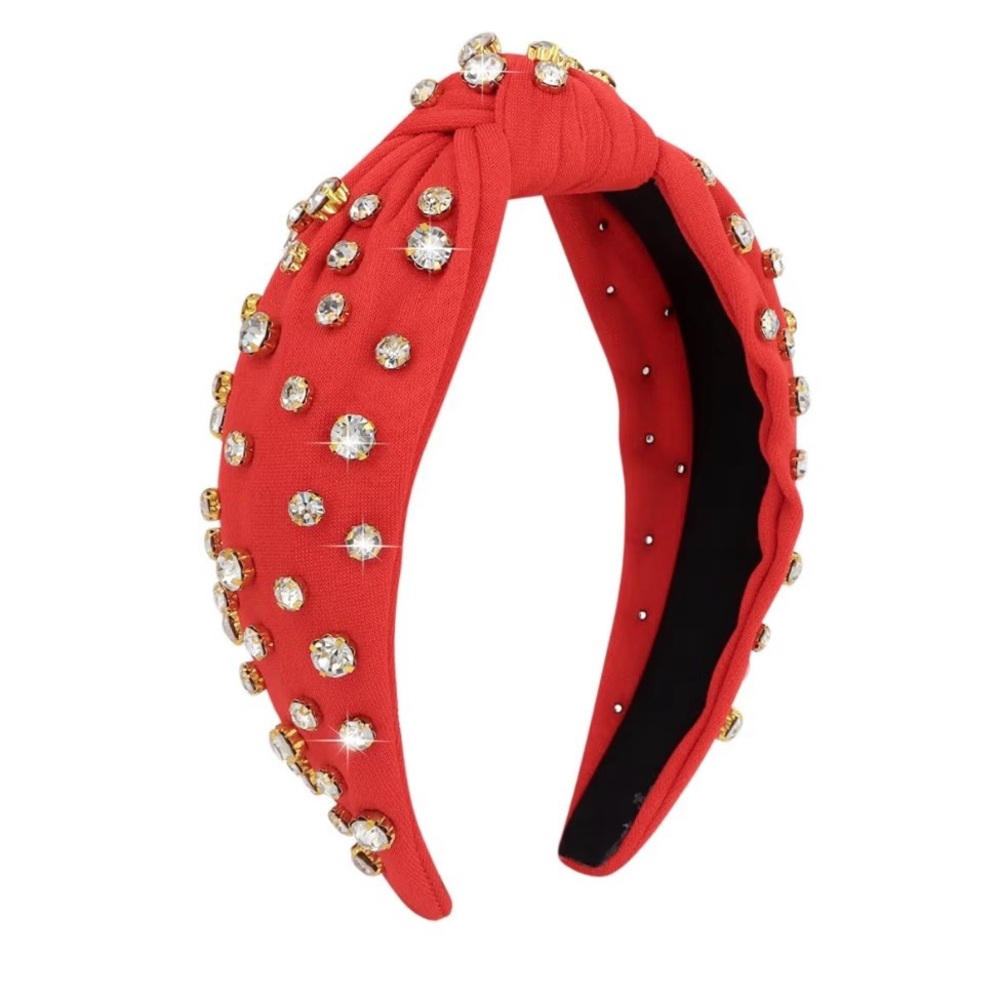 NWT Embellished Red Headband